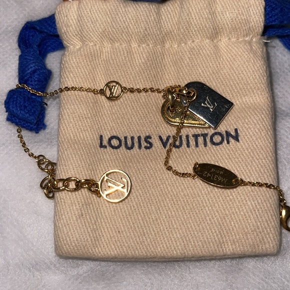 Louis Vuitton preloved monogram bracelet excellent condition size 15-18cm - Picture 4 of 7